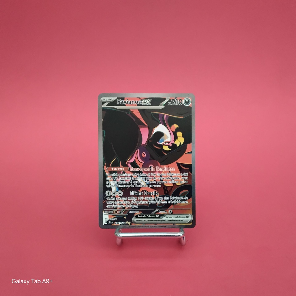 Carte Pokemon Favianos EX 092/064 EV06.5 - Fable Nébuleuse - Alternative Art (Secret) - Etat Near Mint (FR)