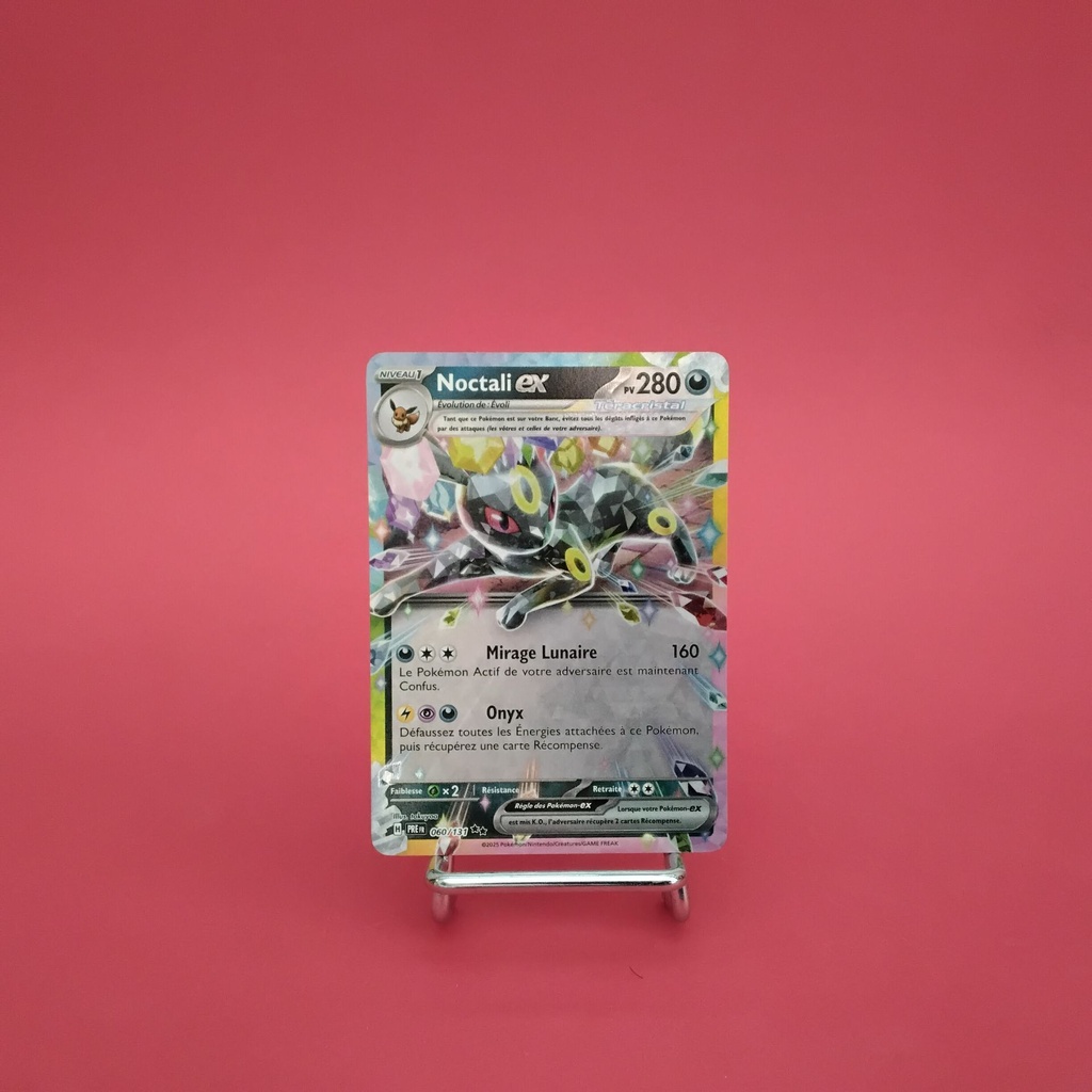 Carte Pokemon Noctali EX 060/131 - EV08.5 - Evolutions Prismatiques - État Near Mint (FR)