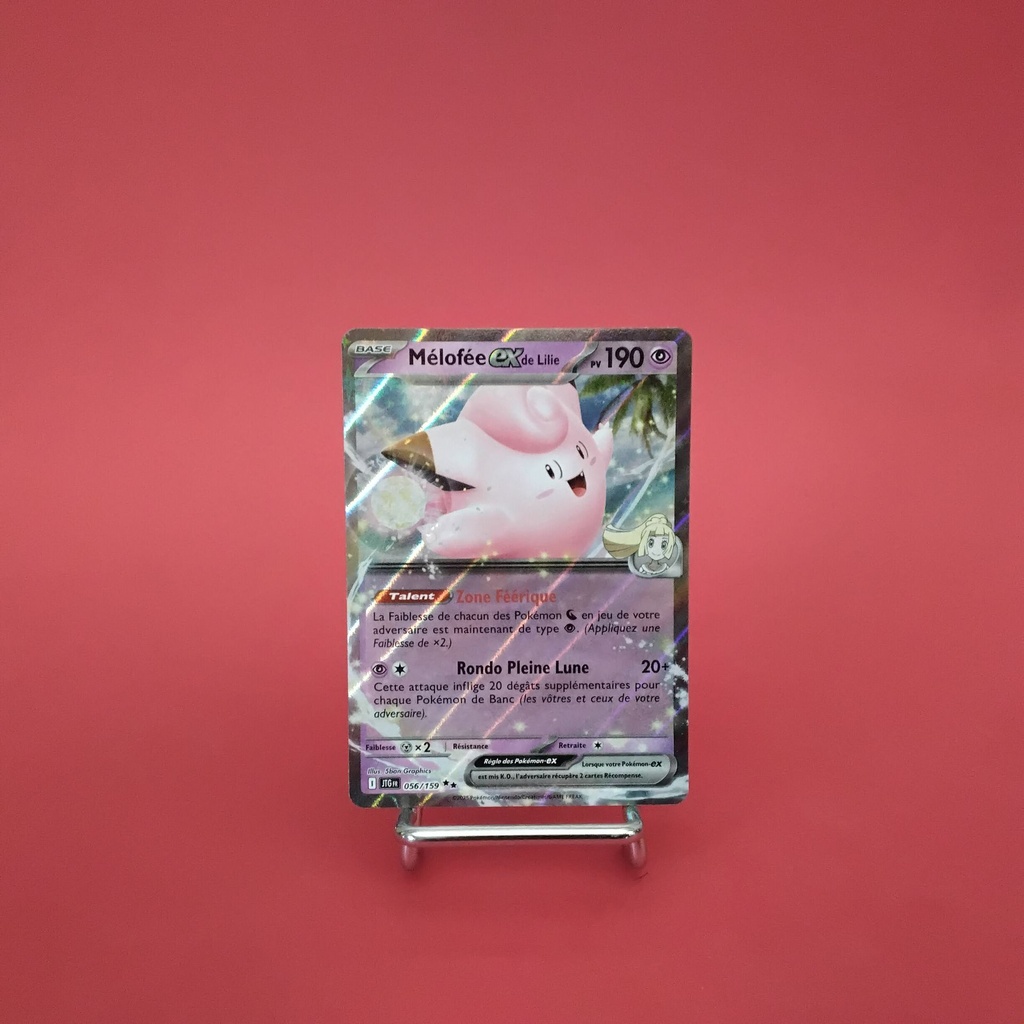 Carte Pokemon Mélofée EX de Lilie 056/159 - EV09 - Aventures Ensemble - État Near Mint (FR)