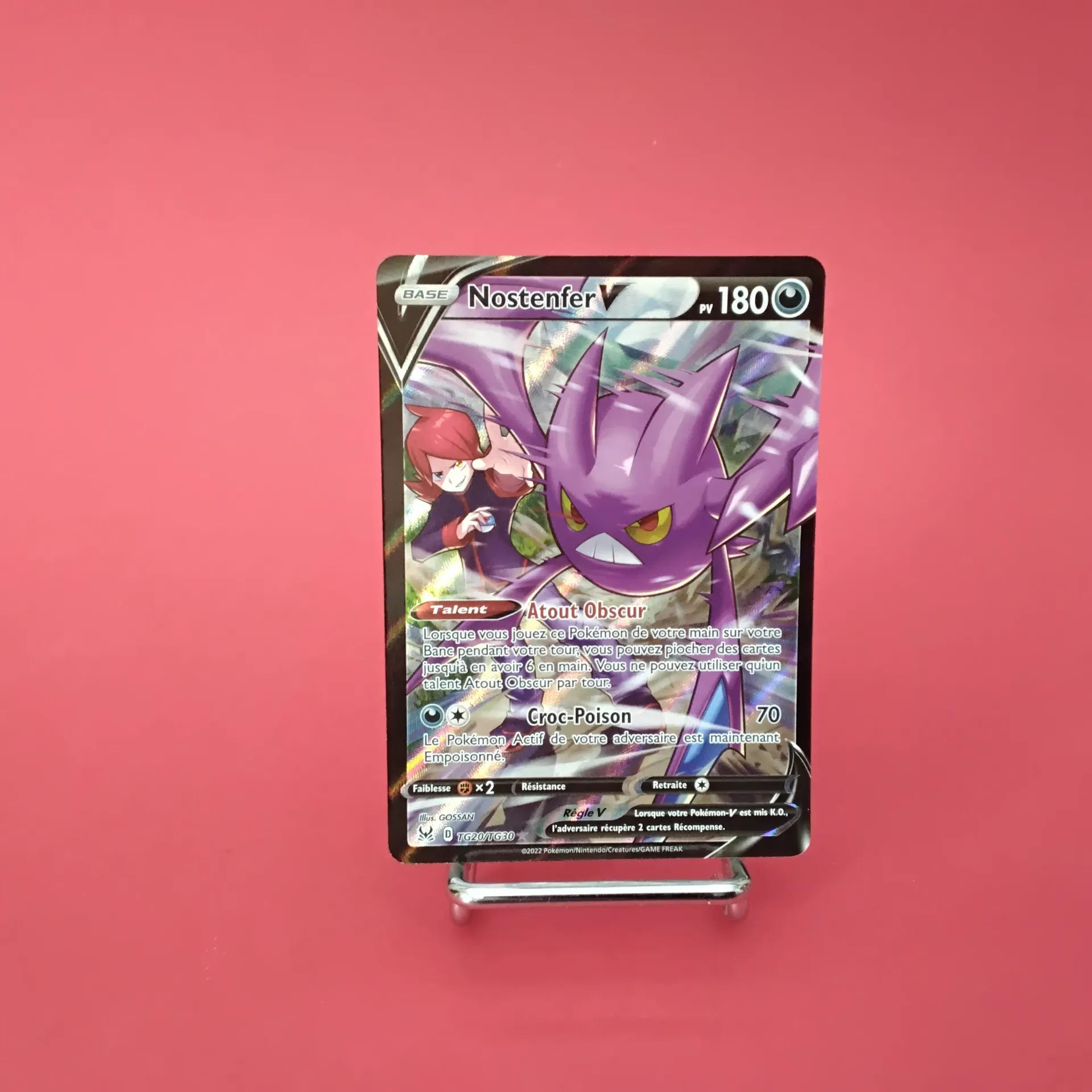 Carte Pokemon, Nostenfer V  Tg20/Tg30 EB11- Origines Perdues Alternative Art (Secret) - État Near Mint (FR)
