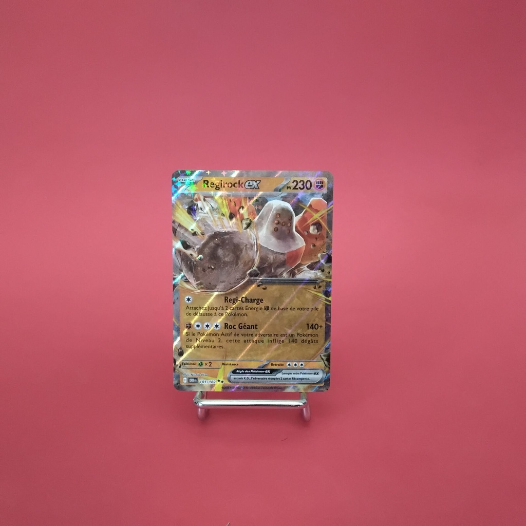 Carte Pokemon Regirock EX 101/182 - EV10 - Rivalités Destinées - État Near Mint (FR)