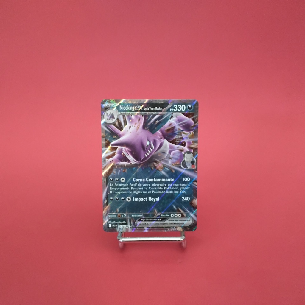 Carte Pokemon Nidoking EX de la Team Rocket  119/182 - EV10 - Rivalités Destinées - État Near Mint (FR)