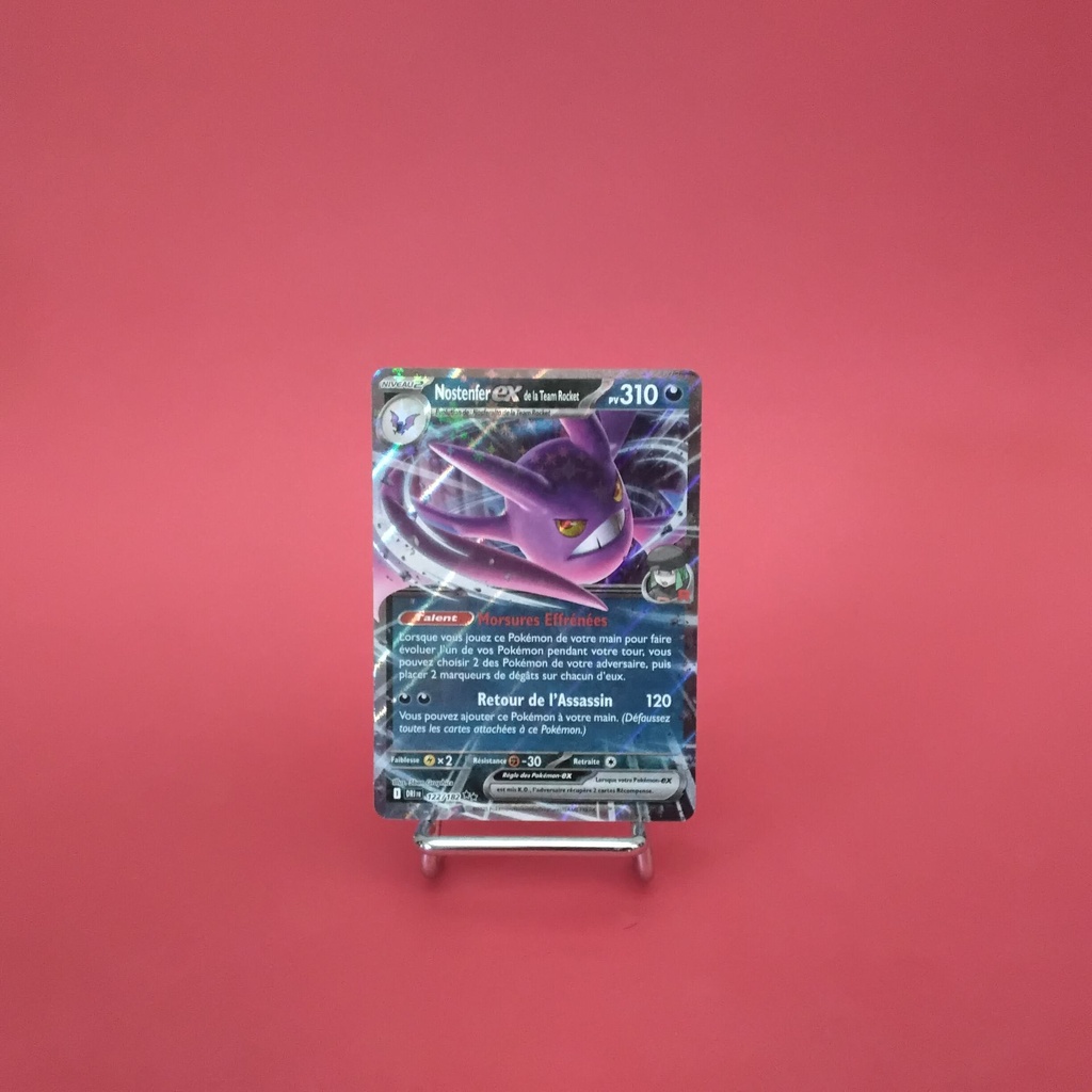 Carte Pokemon Nostenfer EX de la Team Rocket  122/182 - EV10 - Rivalités Destinées - État Near Mint (FR)