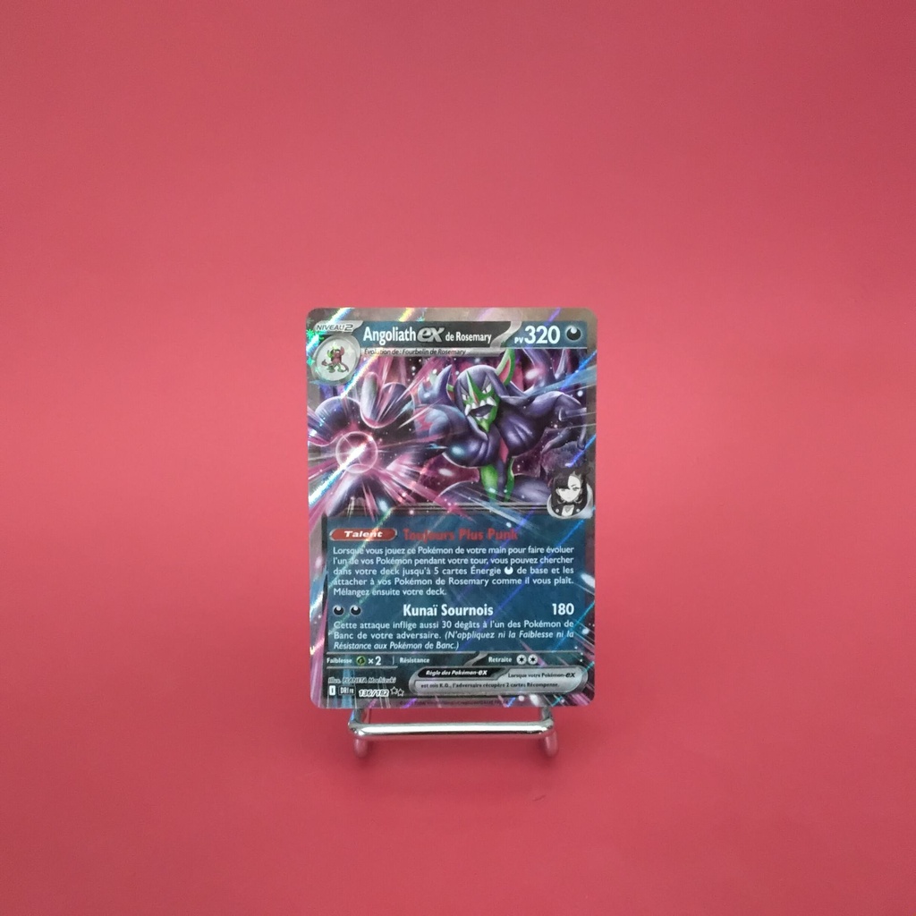Carte Pokemon Angoliath EX de Rosemary  136/182 - EV10 - Rivalités Destinées - État Near Mint (FR)