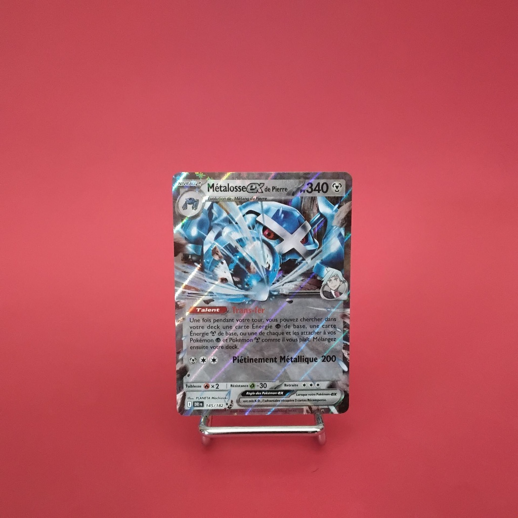 Carte Pokemon Métalosse EX de Pierre  145/182 - EV10 - Rivalités Destinées - État Near Mint (FR)