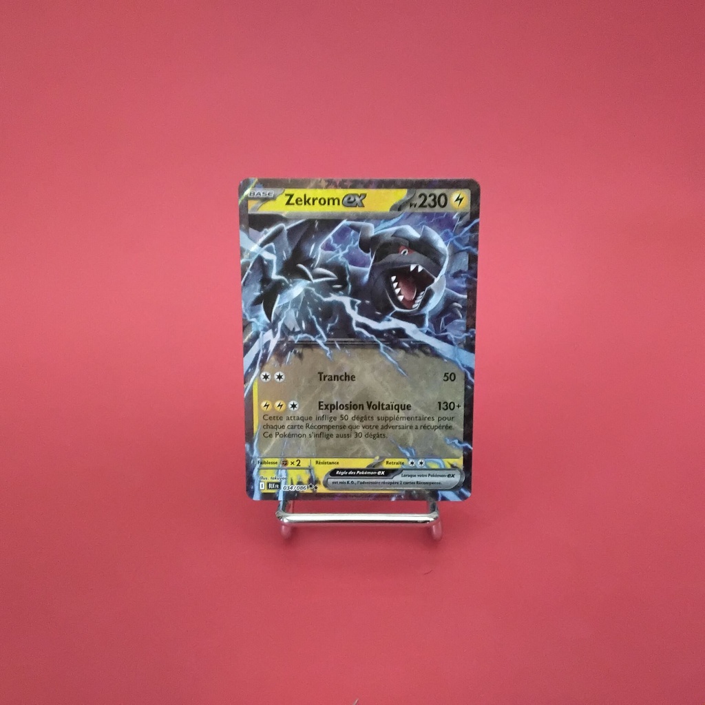 Carte Pokemon Zekrom EX 034/086 - EV10.5 - Foudre Noire - État Near Mint (FR)