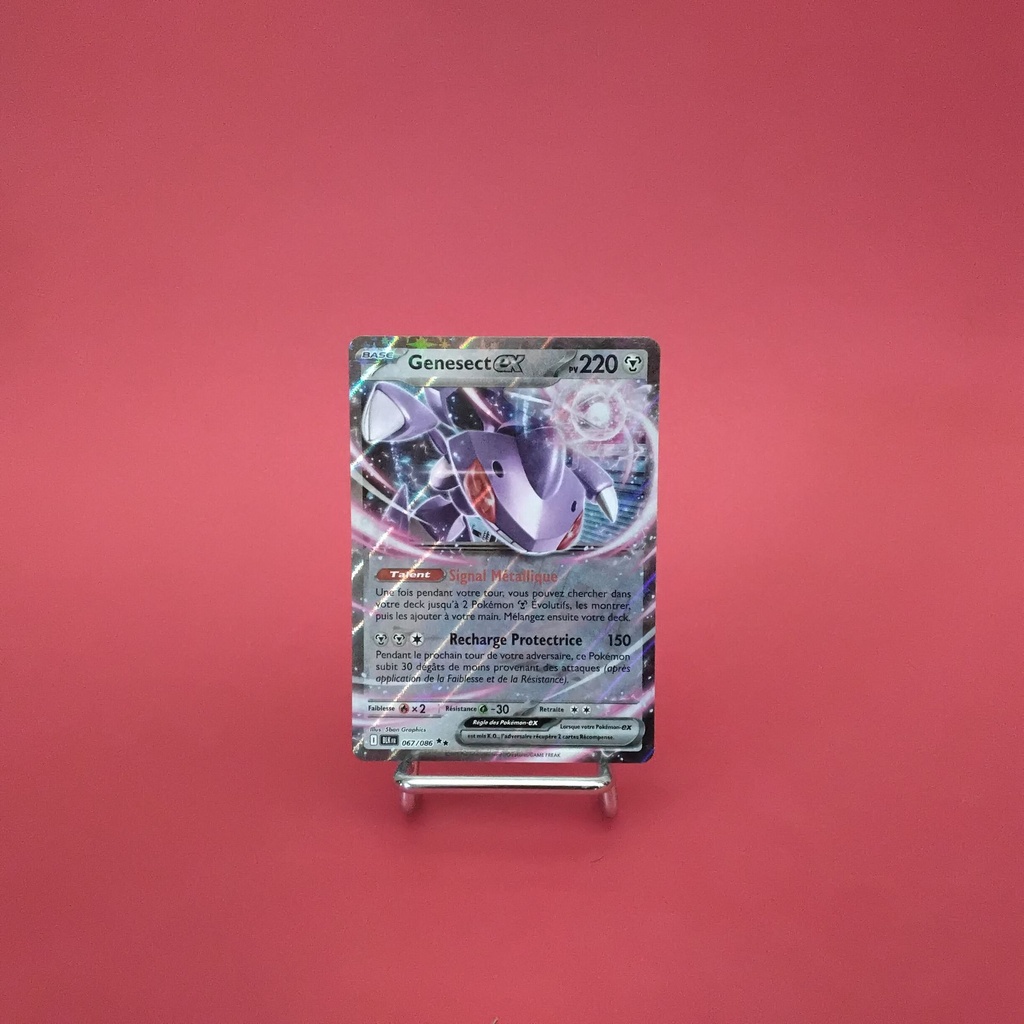 Carte Pokemon Genesect EX 067/086 - EV10.5 - Foudre Noire - État Near Mint (FR)