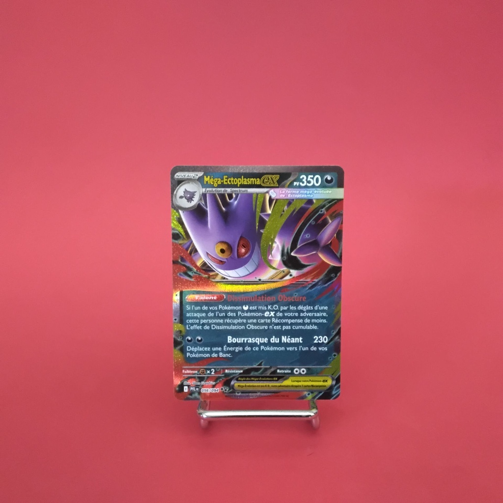 Carte Pokemon Méga-Ectoplasma EX 056/094 - ME 02- Flammes Fantasmagoriques - État Near Mint- (FR)