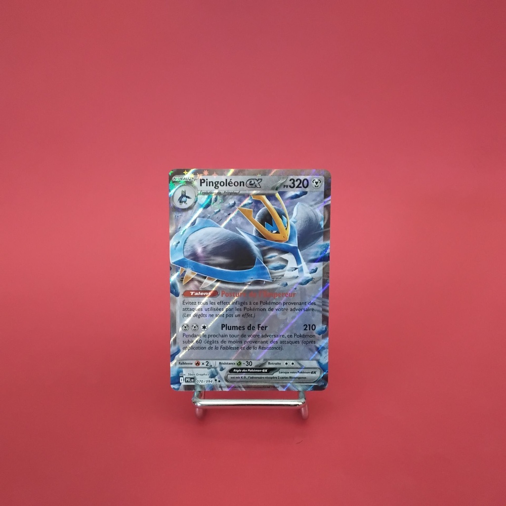 Carte Pokemon Pingoléon EX 070/094 - ME 02- Flammes Fantasmagoriques - État Near Mint- (FR)