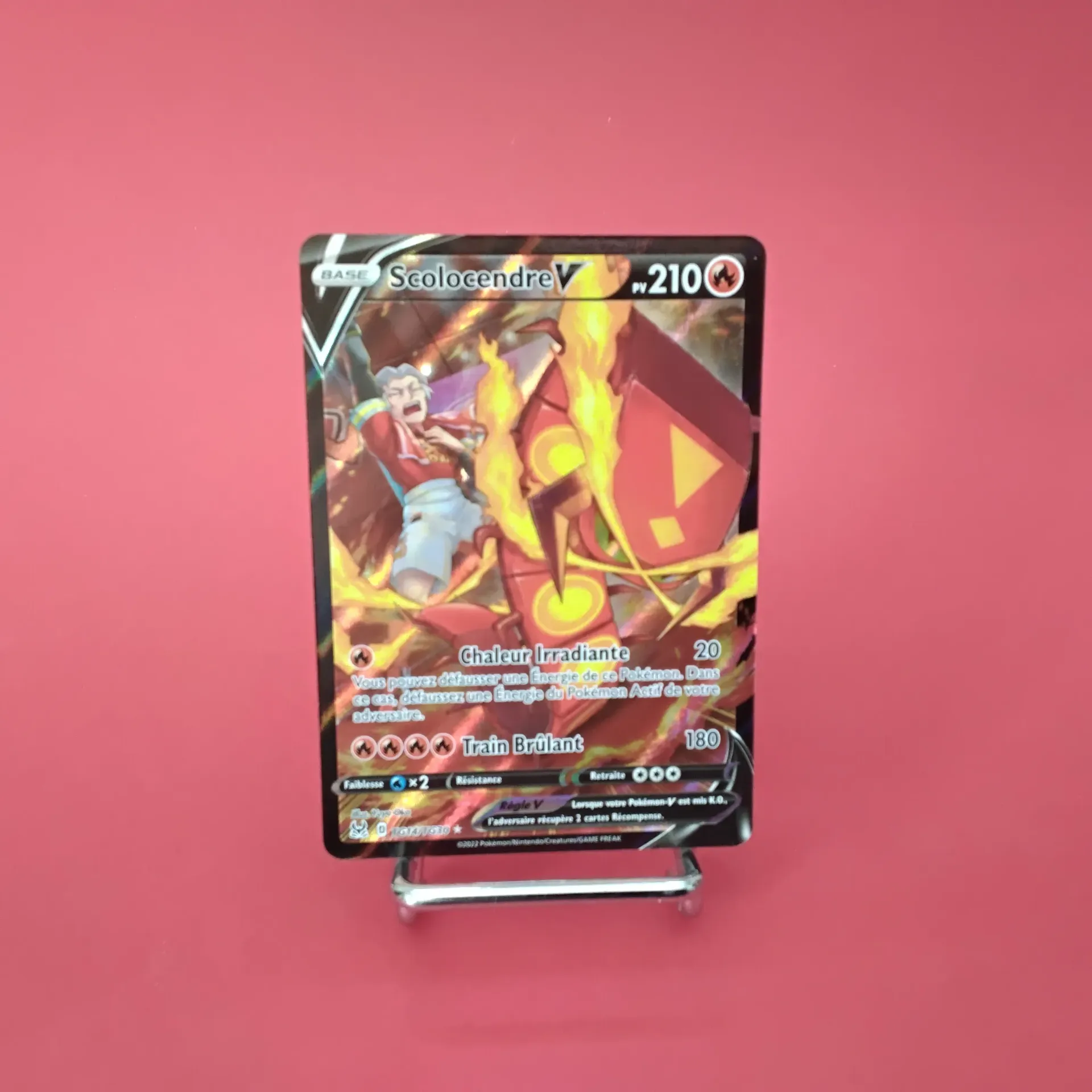 Carte Pokemon Scolocendre V Tg14/Tg30 EB11 Origines Perdues - Alternative Art (Secret) - État Near Mint (FR)