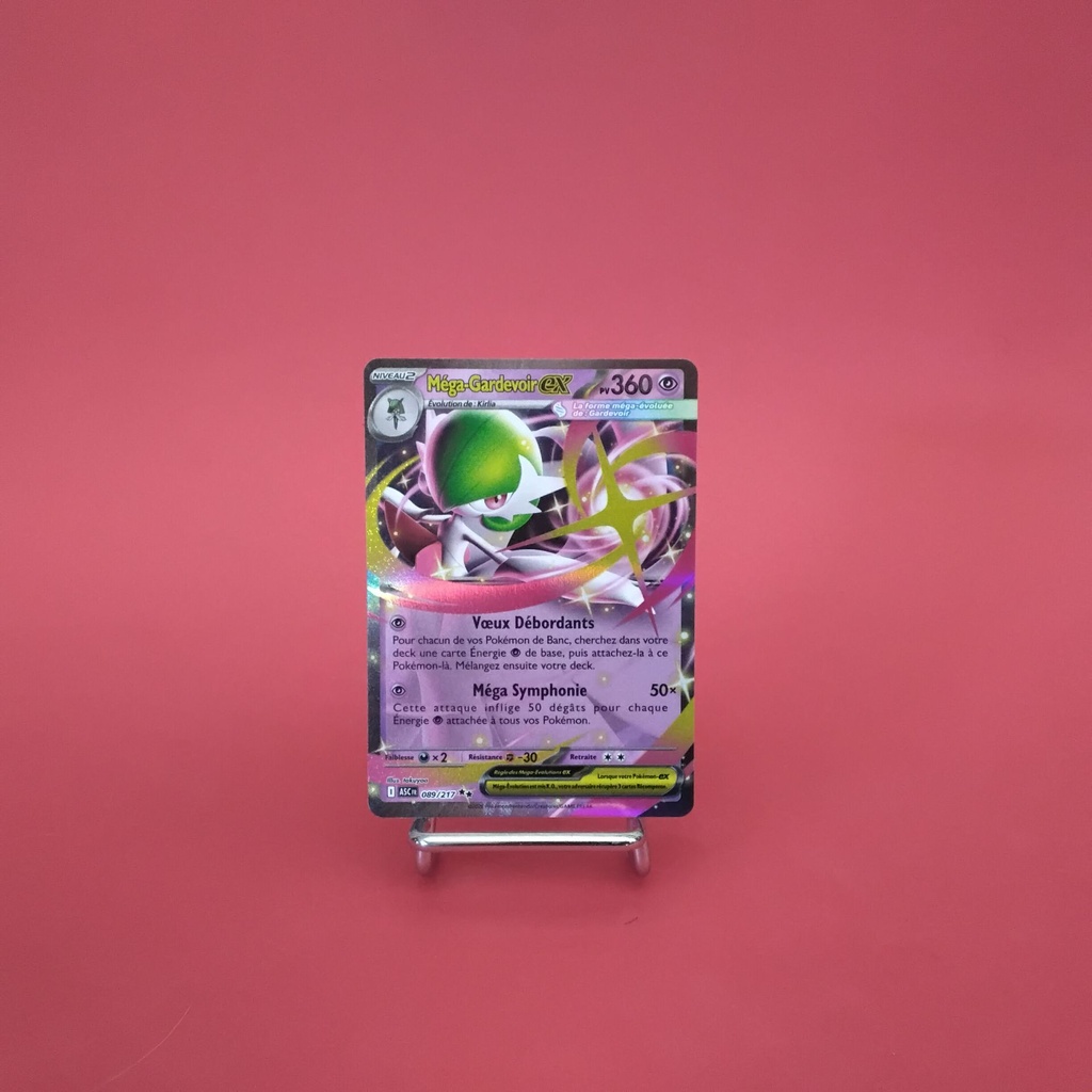 Carte Pokemon Méga-Gardevoir EX 089/217 - ME 02.5- Héros Transcendants - État Near Mint- (FR)