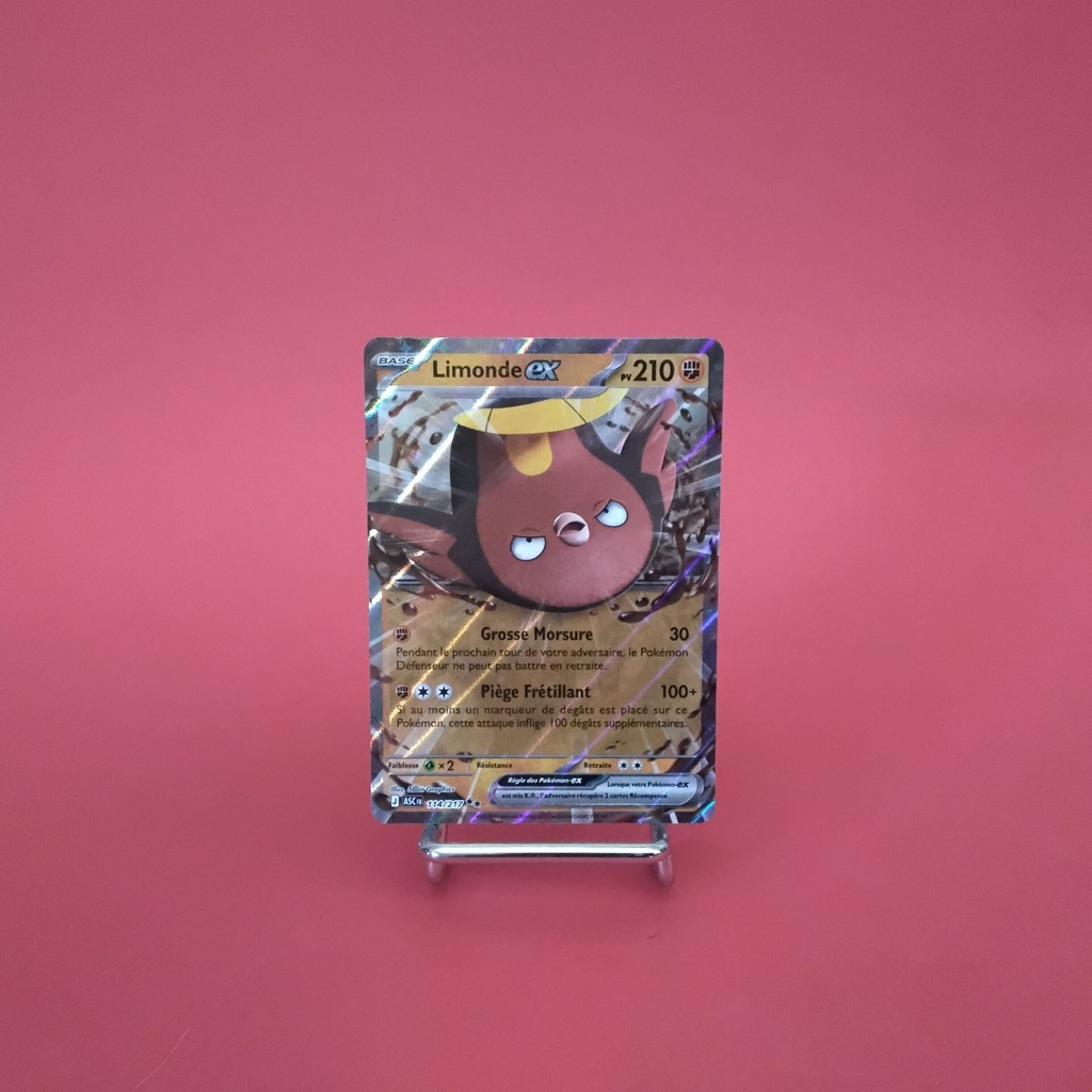 Carte Pokemon  Limonde EX 114/217 - ME 02.5- Héros Transcendants - État Near Mint- (FR)