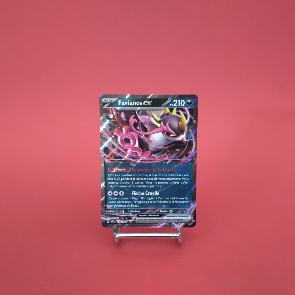 Carte Pokemon Favianos EX 142/217 - ME 02.5- Héros Transcendants - État Near Mint- (FR)