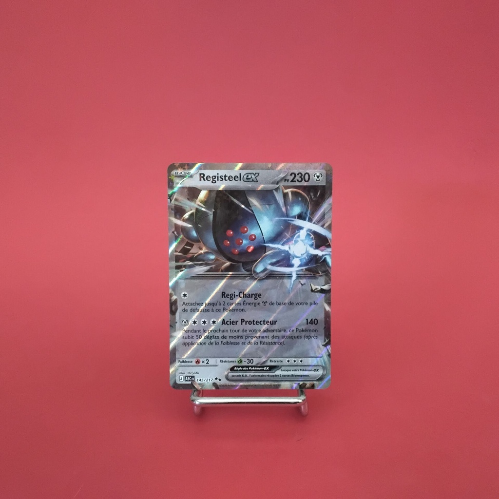 Carte Pokemon Registeel EX 145/217 - ME 02.5- Héros Transcendants - État Near Mint- (FR)