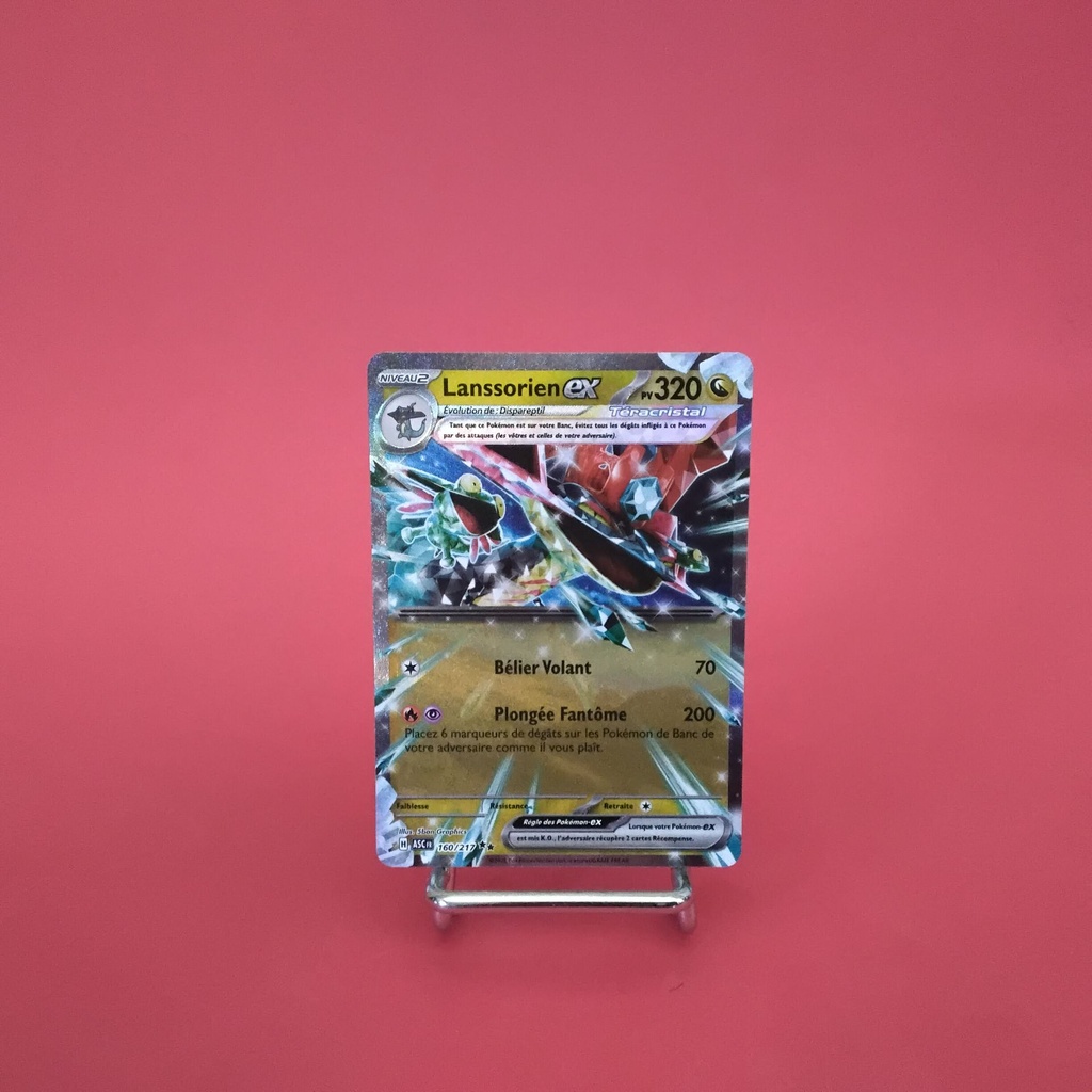 Carte Pokemon Lanssorien EX 160/217 - ME 02.5- Héros Transcendants - État Near Mint- (FR)