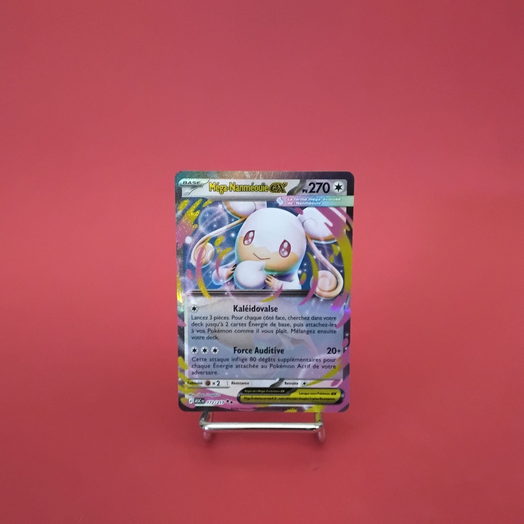 Carte Pokemon Méga-Nanméouïe EX 172/217 - ME 02.5- Héros Transcendants - État Near Mint- (FR)