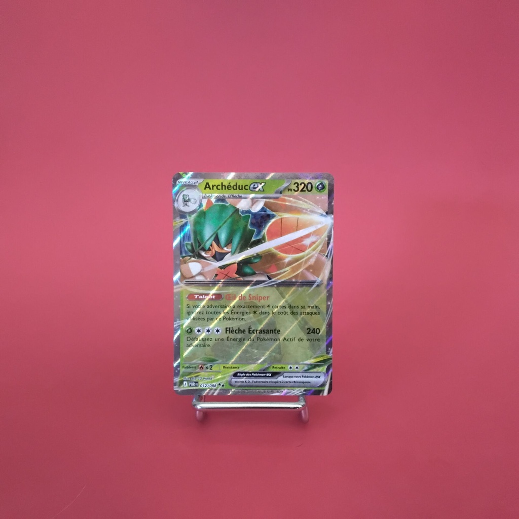 Carte Pokemon Archéduc EX 012/088 - ME 03- Équilibre Parfait - État Near Mint- (FR)