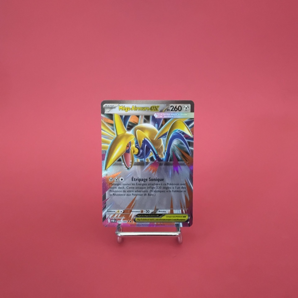 Carte Pokemon Méga-Airmure EX 055/088 - ME 03- Équilibre Parfait - État Near Mint- (FR)