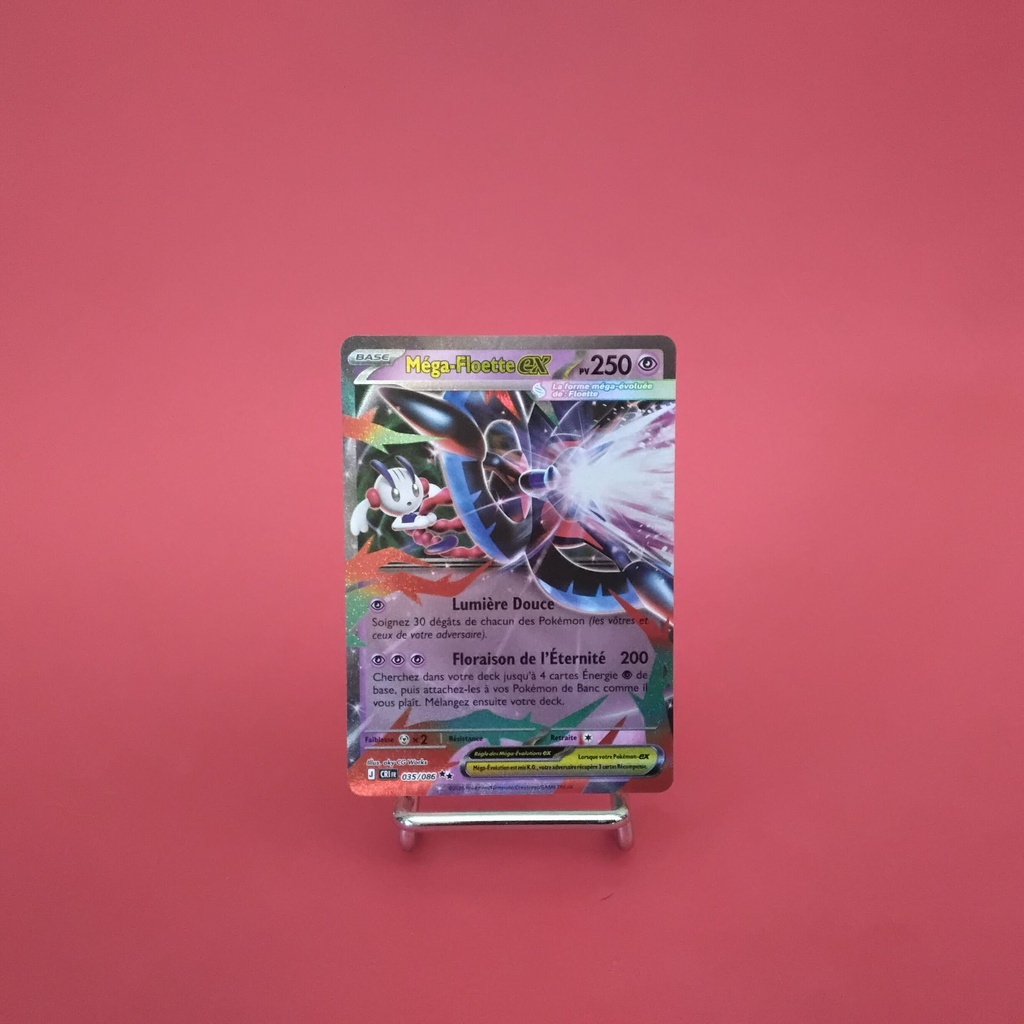 Carte Pokemon Méga-Floette EX 035/086 - ME 04- Chaos Ascendant - État Near Mint- (FR)