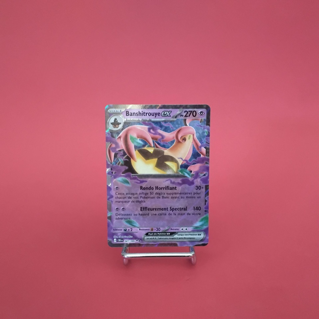 Carte Pokemon Banshitrouye EX 041/086 - ME 04- Chaos Ascendant - État Near Mint- (FR)