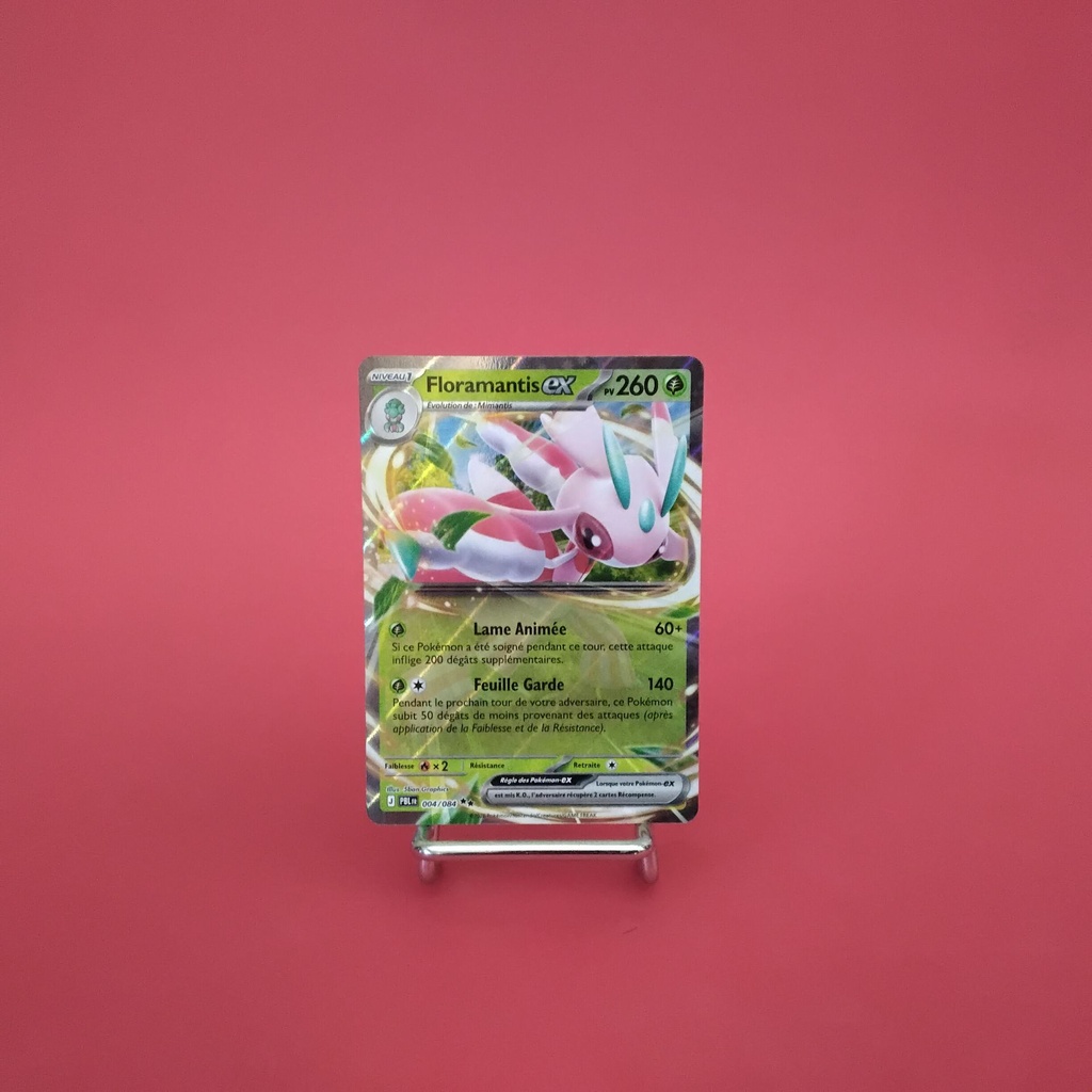 Carte Pokemon Floramantis EX 004/084 - ME 05- Nuit Noire - État Near Mint- (FR)