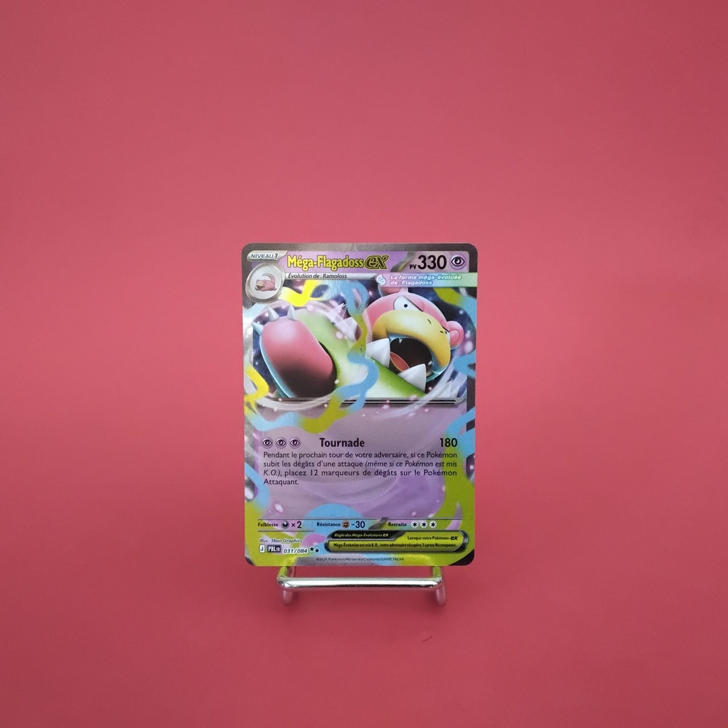 Carte Pokemon Méga-Flagadoss EX 031/084 - ME 05- Nuit Noire - État Near Mint- (FR)