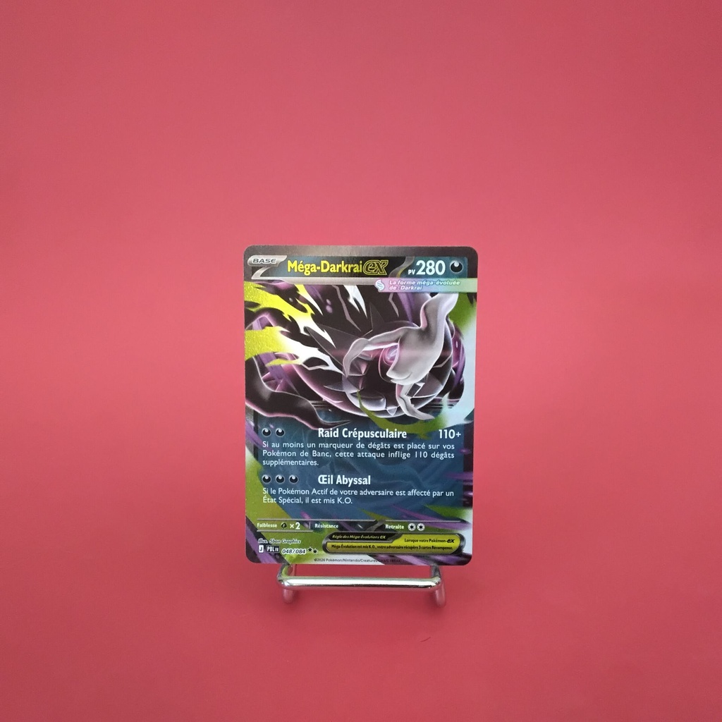 Carte Pokemon Méga-Darkrai EX 048/084 - ME 05- Nuit Noire - État Near Mint- (FR)