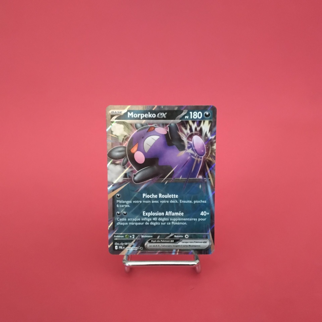 Carte Pokemon Morpeko EX 055/084 - ME 05- Nuit Noire - État Near Mint- (FR)