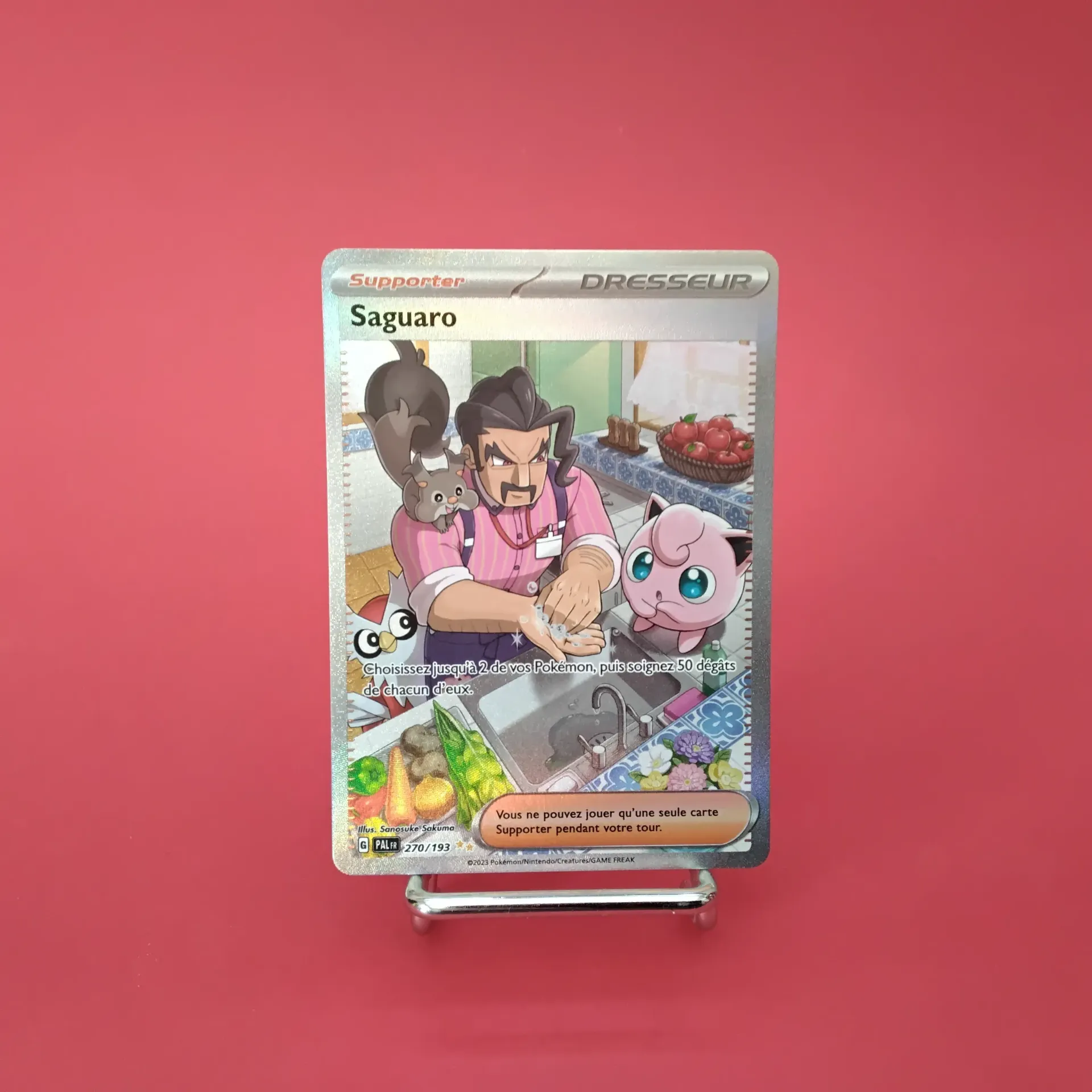 Carte Pokemon Saguaro 270/193 EV02  Evolution à Paldéa - Alternative Art (Secret) - État Near Mint (FR)