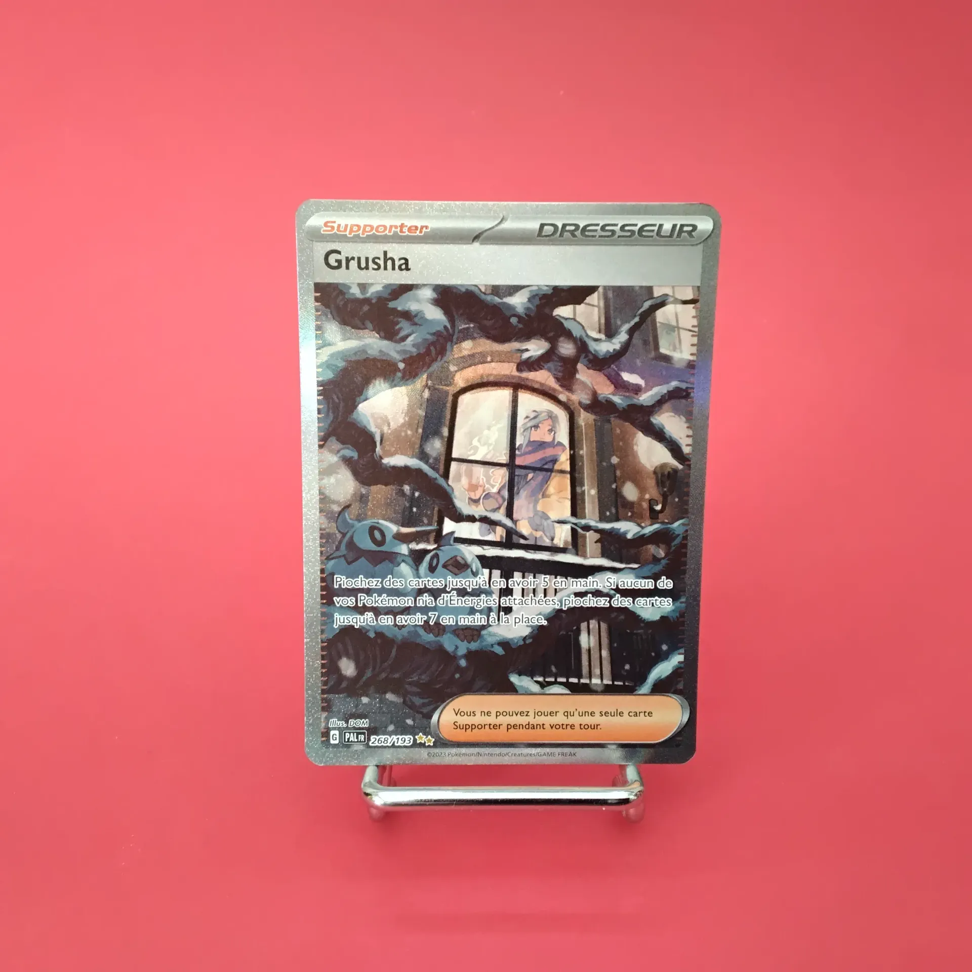 Carte Pokemon Grusha 268/193 EV02  Evolution à Paldéa - Alternative Art (Secret) - État Near Mint (FR)