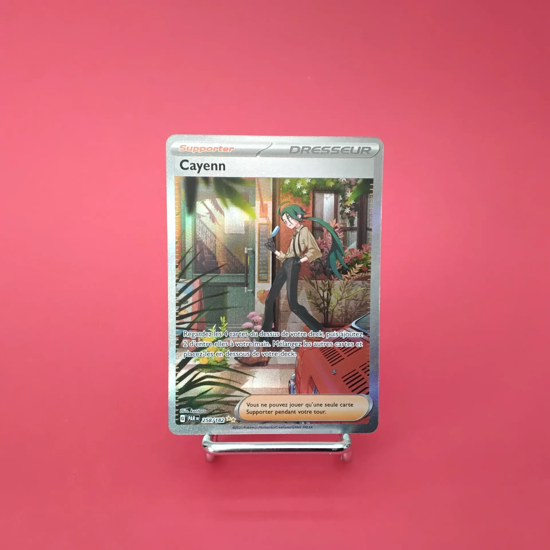 Carte Pokemon Cayenn 258/182 EV04 - Faille Paradoxe - Alternative Art (Secret) - Etat Near Mint (FR)