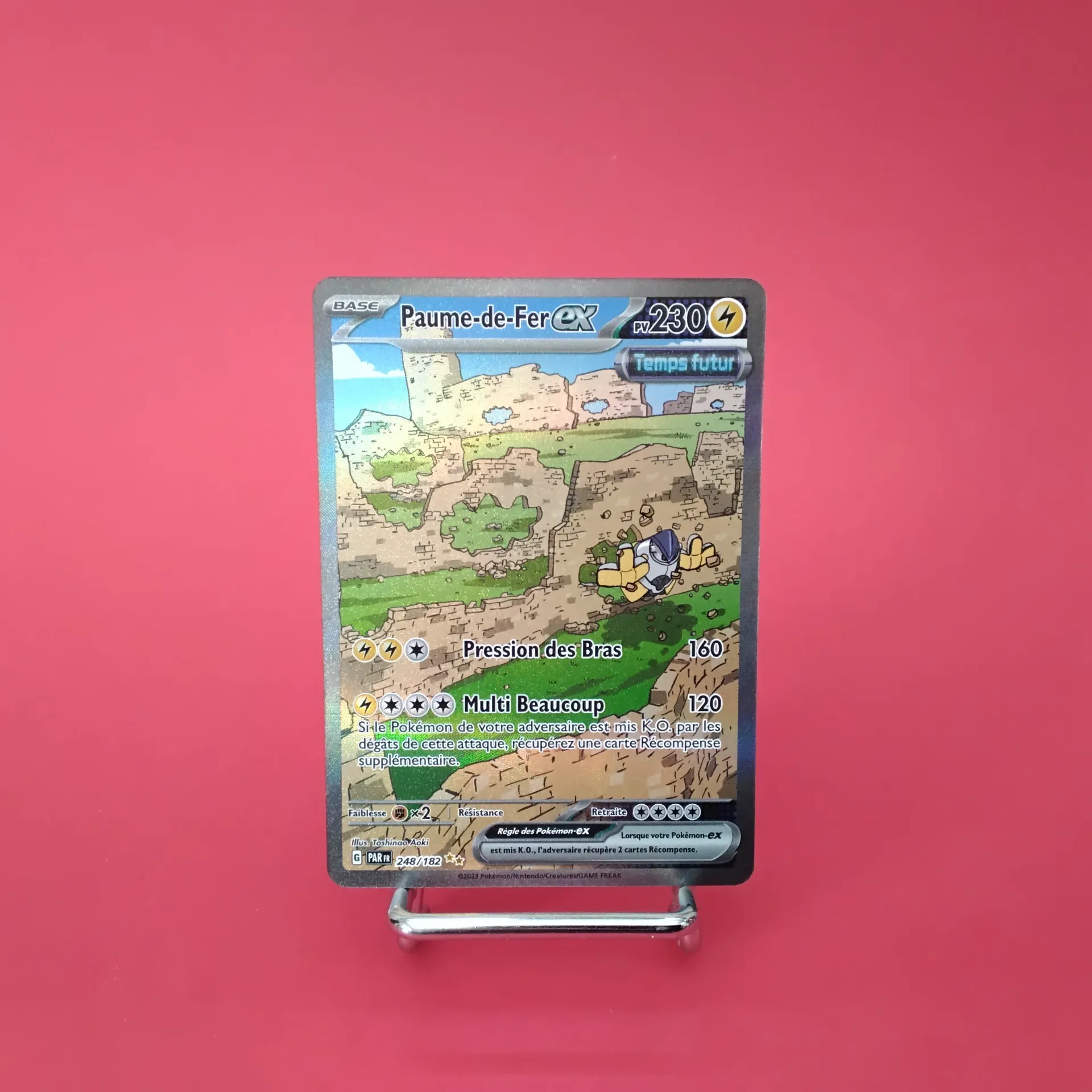 Carte Pokemon Paume-de-Fer 248/182 EV04 - Faille Paradoxe - Alternative Art (Secret) - Etat Near Mint (FR)