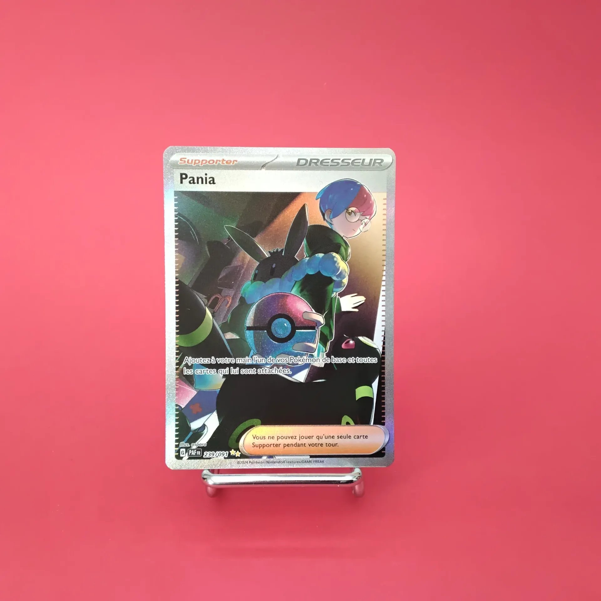 Carte Pokemon Pania 239/091 EV04.5 - Destinées de Paldéa - Alternative Art (Secret) - Etat Near Mint (FR)